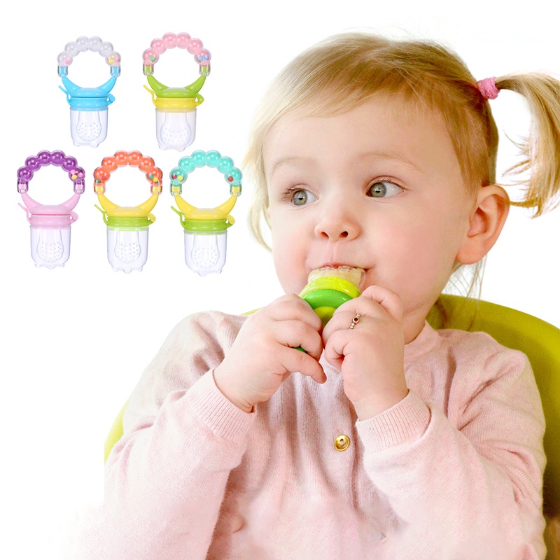 Empeng Dot Buah Anak Bayi Baby Fruit Feeder Rattle Teether Kompeng Pacifier Gigitan Bayi/C 30-38-39