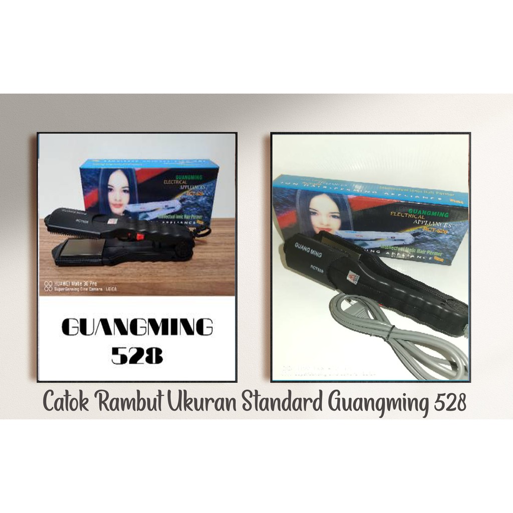 Catok Guangming G528 Catok Rambut Praktis Alat Kecantikan Salon Perawatan Hair Modern Unik Murah