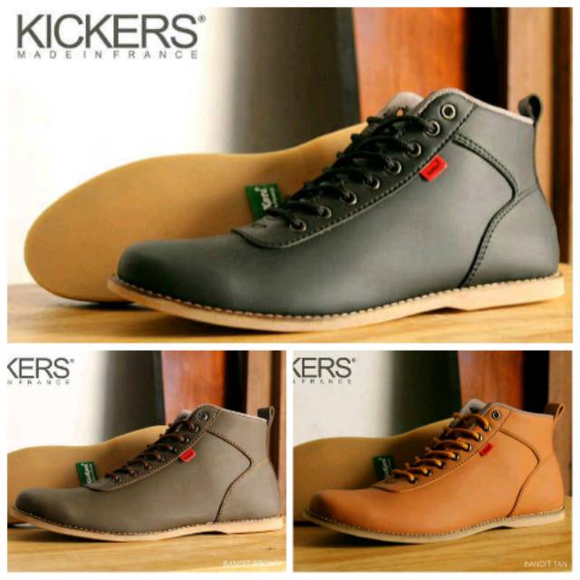Sepatu Pria Kickers Bandit Semi Boots