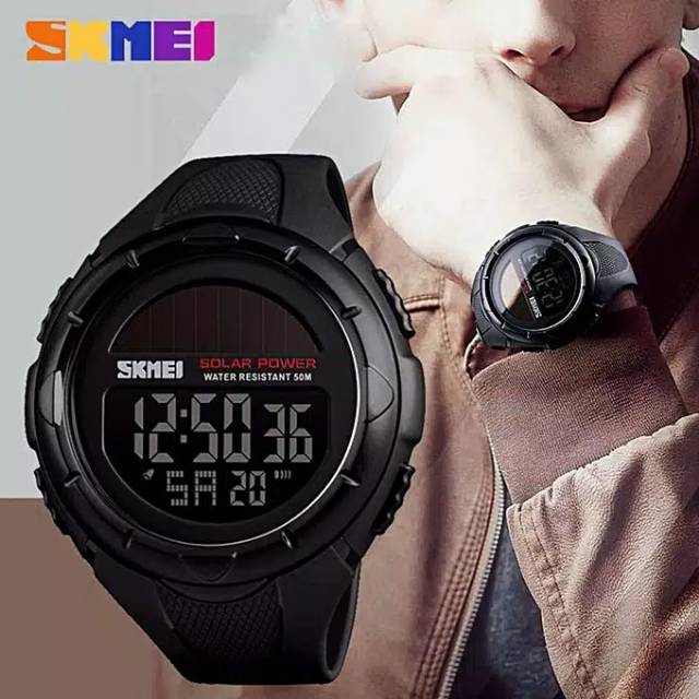 JAM TANGAN PRIA SPORT OUTDOUR SKMEI 1405 0RIJINALSOLAR POWER