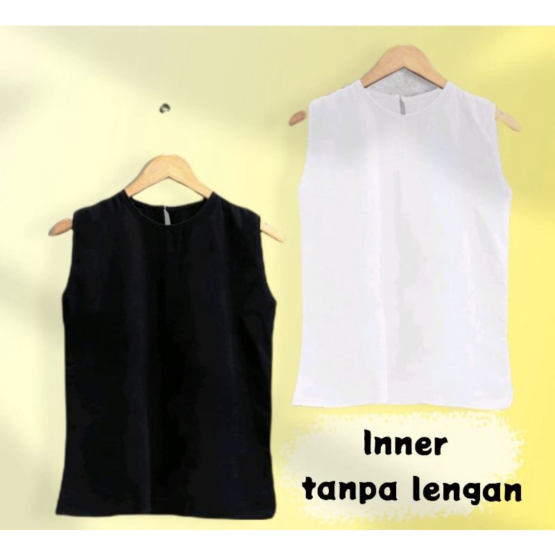 inner short tanpa lengan polos / dalaman pendek wanita terbaru 2022 by fyssca outfit