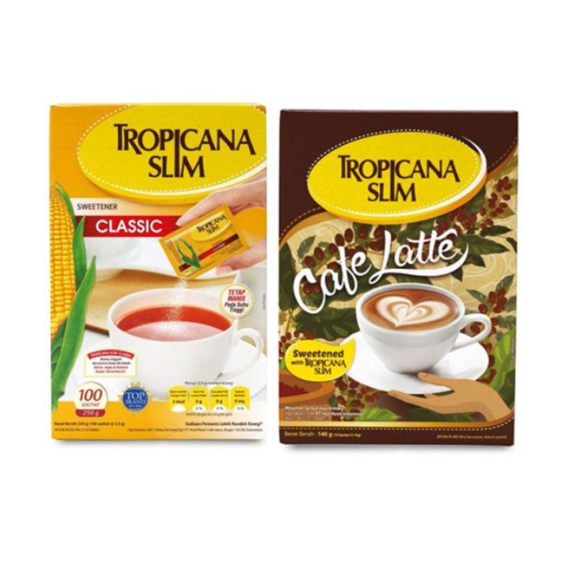

Paket Ramadan Tropicana Slim Classic Gula Bubuk [100 s] & Free Tropicana Slim Cafelatte [10 Sachet]