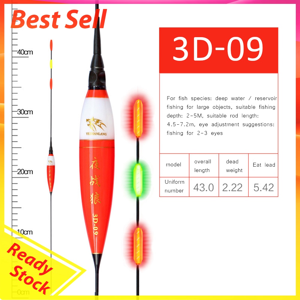 Electric Fishing Floats Bobber Big Carp Rock High Sensitivity Luminous Buoy