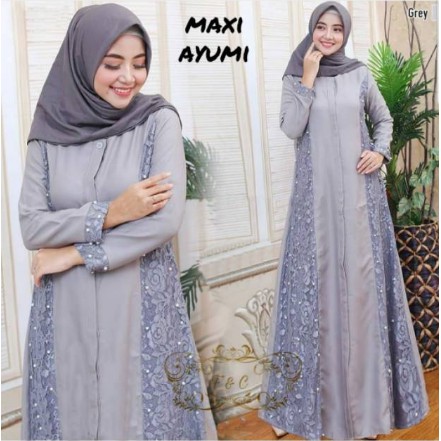  Baju  Gamis Wanita  Syar i Muslim Remaja Sabinna Gamis Modis 