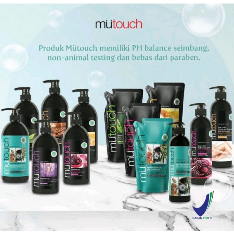 MUTOUCH Goat's Milk Shower Cream 450mL l 800 mL