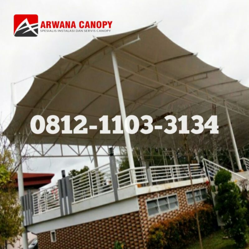 Tenda Membran - Kanopi Membran - Atap Membran Murah
