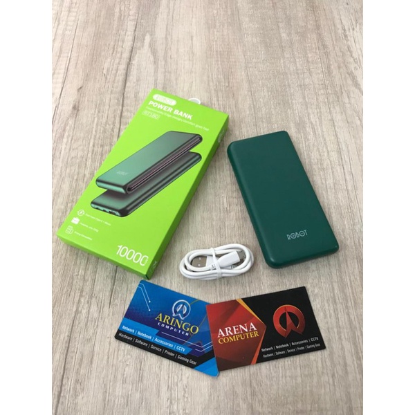 Acc (PowerBank) ROBOT RT180 10000mah GREEN