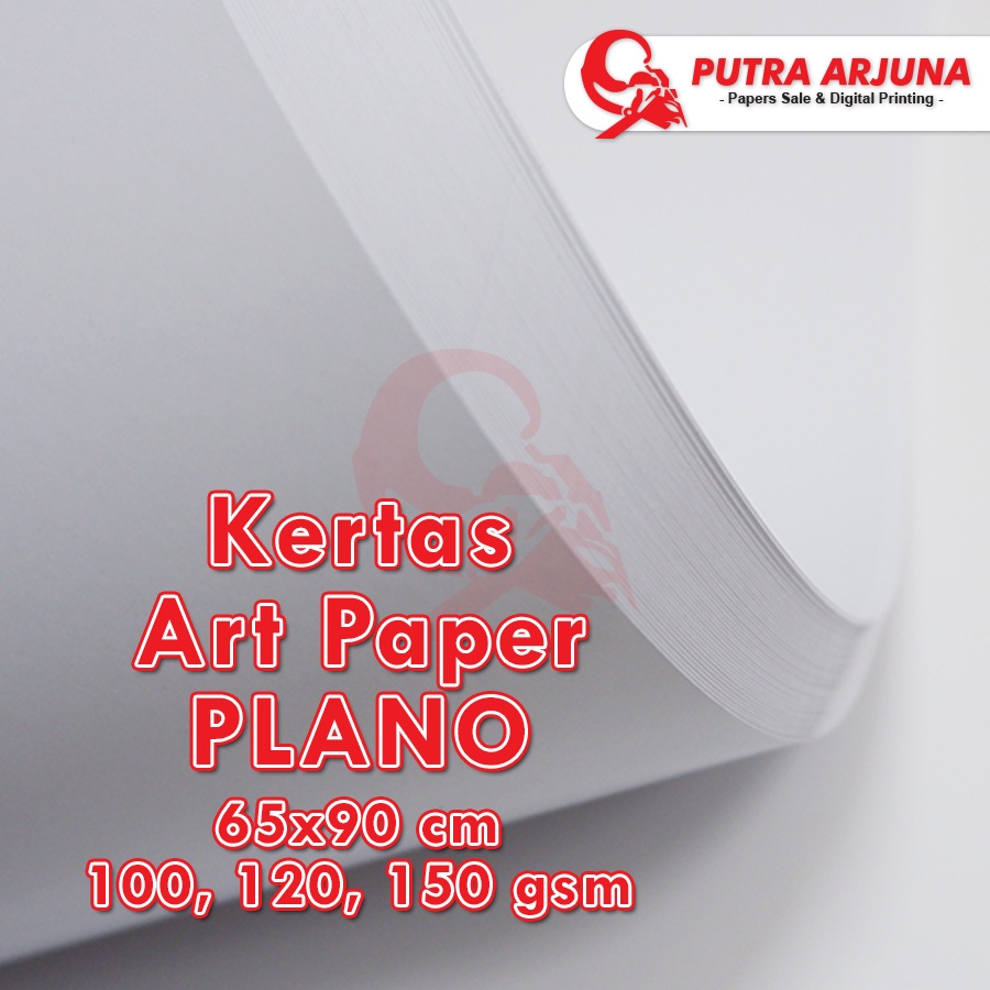 KERTAS ART PAPER 100-150gsm, 65x90cm PLANO