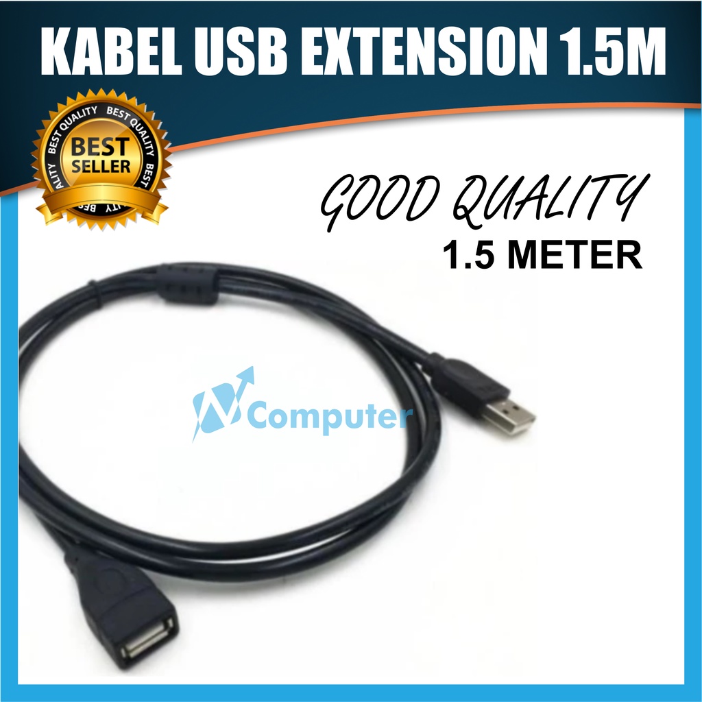 KABEL USB MALE FEMALE 3M / PERPANJANGAN USB / USB EXTENDER EXTENTION