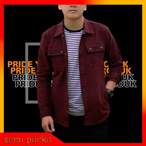 JAKET SEMI PARKA PRIA DAN WANITA JAKET PARKA JAKET PRIA KEMEJA PANJANG