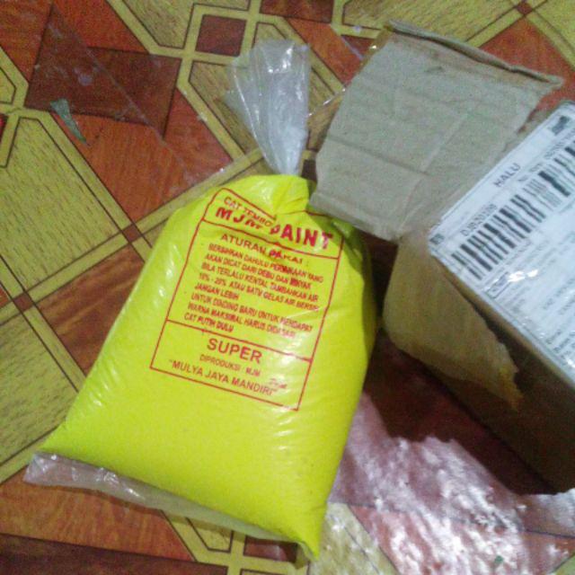 807 Cat Tembok Kiloan Super Warna Kacanari(kuning Terang)
