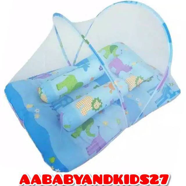 PROMO SET TEMPAT TIDUR BAYI-KASUR BAYI KELAMBU LIPAT BABY DREAM-KASUR KELAMBU ANTI NYAMUK BABY DREAM