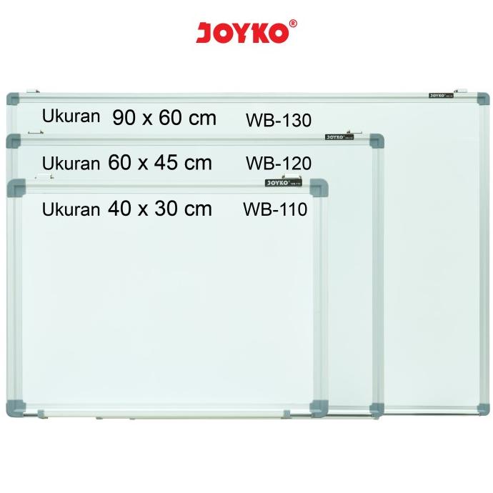 

[COD] Whiteboard Papan Tulis Putih Joyko KOMPLIT Kode 573