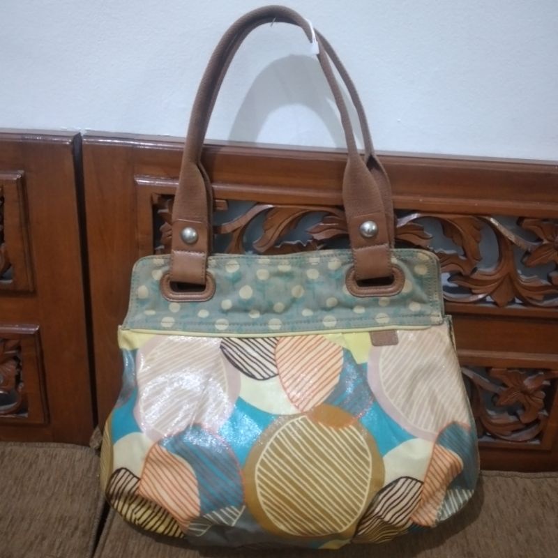 fossil keyper tote bag preloved
