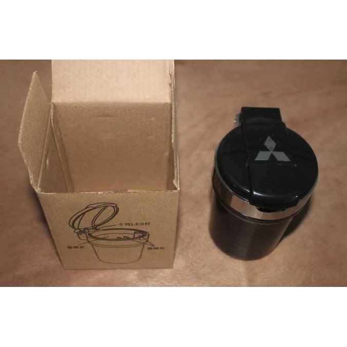 AKSESORIS MOBIL ASBAK LED HITAM MITSUBISHI PAJERO SPORT DAKAR GLS V6 OUTLANDER STRADA- AKSESORIS IN-