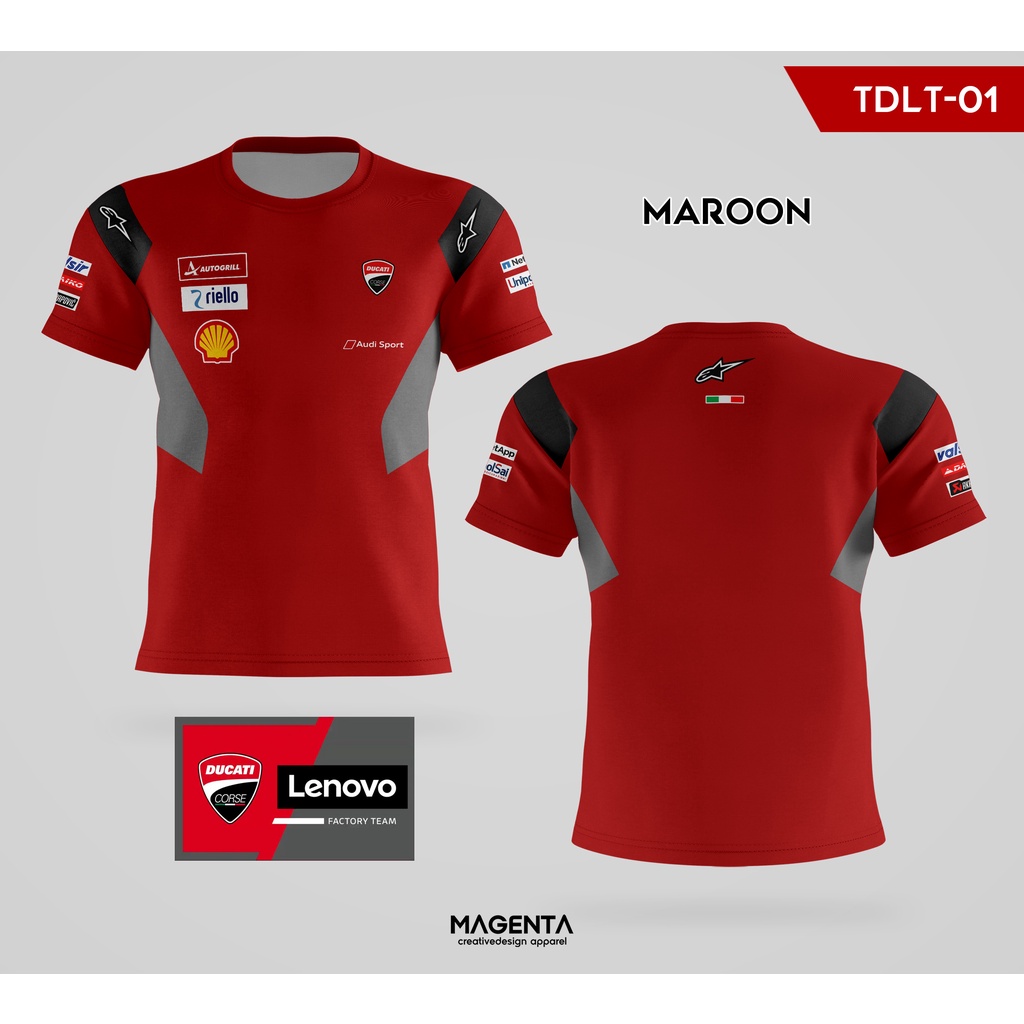 T-Shirt Kaos MotoGP - Ducati Corse