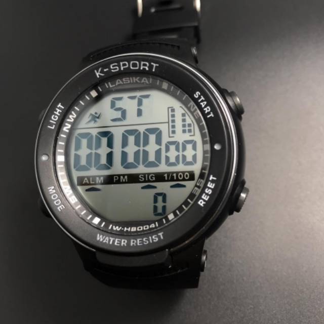 Jam tangan digital Sporty water Resist Lasika 8004