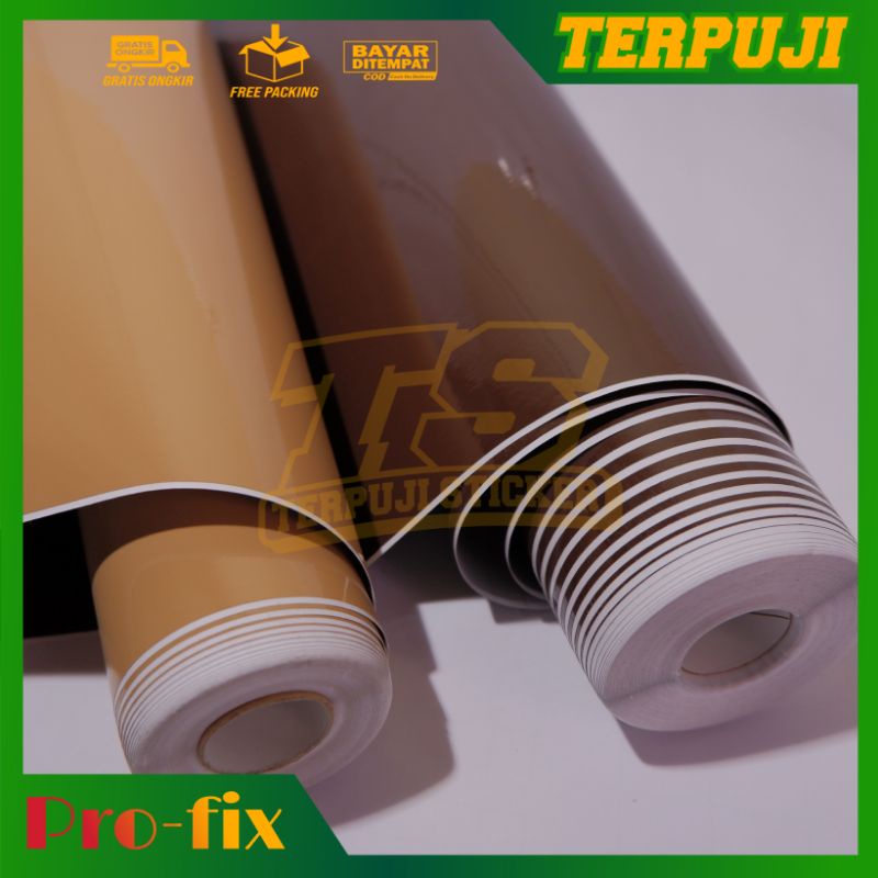 Sticker Skotlet Coklat / Sticker Brown / Skotlet Coklat tua / sticker coklat muda/skotlet warna cokl