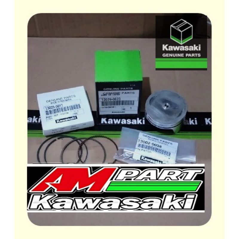 piston kit set atau seher set KLX 150S KLX S OS 50 ori kawasaki KGP