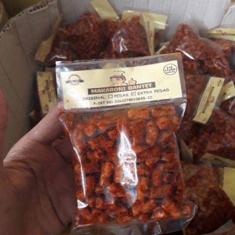 MAKARONI BANTET - MAKARONI BANTET TERMURAH - MAKARONI BANTAT MURAH - MAKARONI BANTAT TERMURAH BISA COD - cemilan murah - cemilan pedas