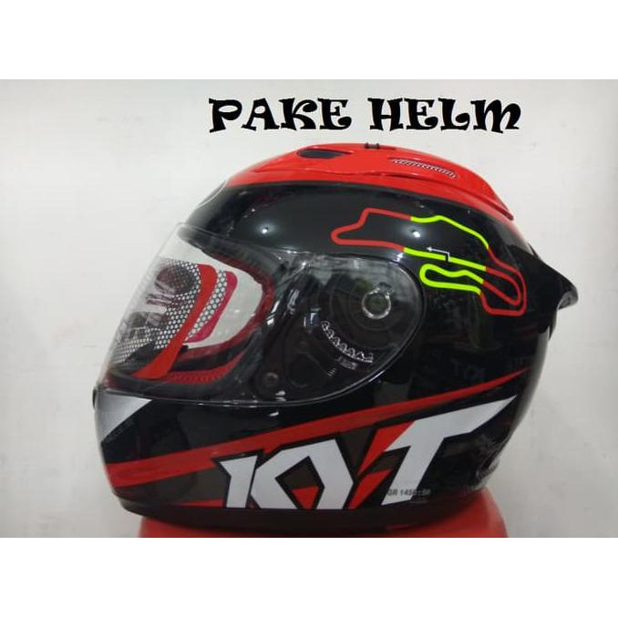 HELM KYT RC 7 RC SEVEN MOTIF SPAIN BLACK FULL FACE RC7