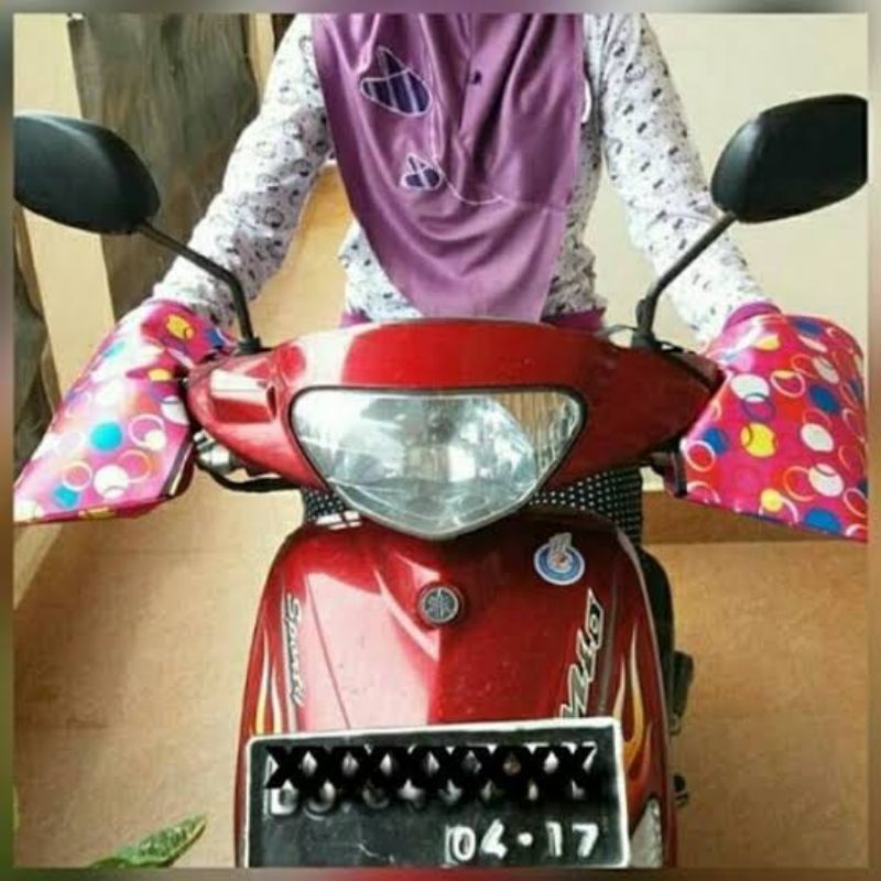 Satamo Sarung Tangan Stang Motor Wanita Sepasang