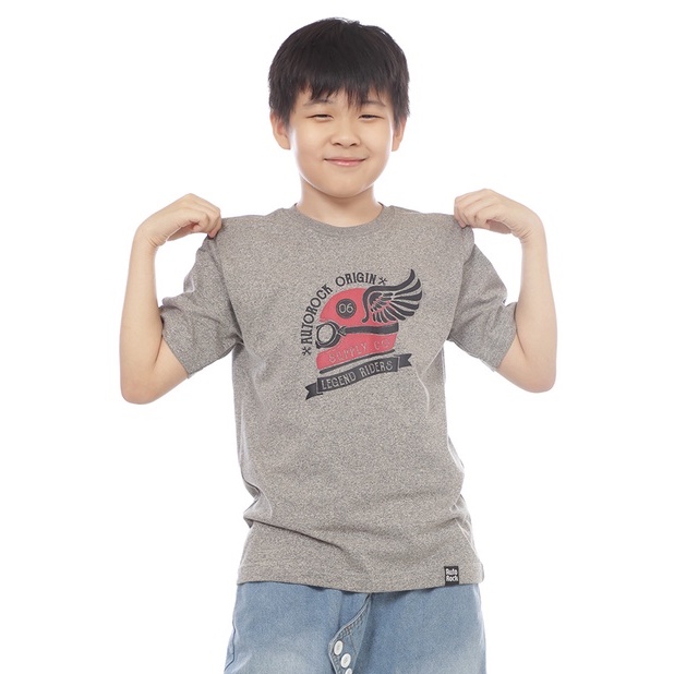 Kaos Distro Anak Keren Laki Laki Autorock gambar Helm Balap umur 2 -12 tahun