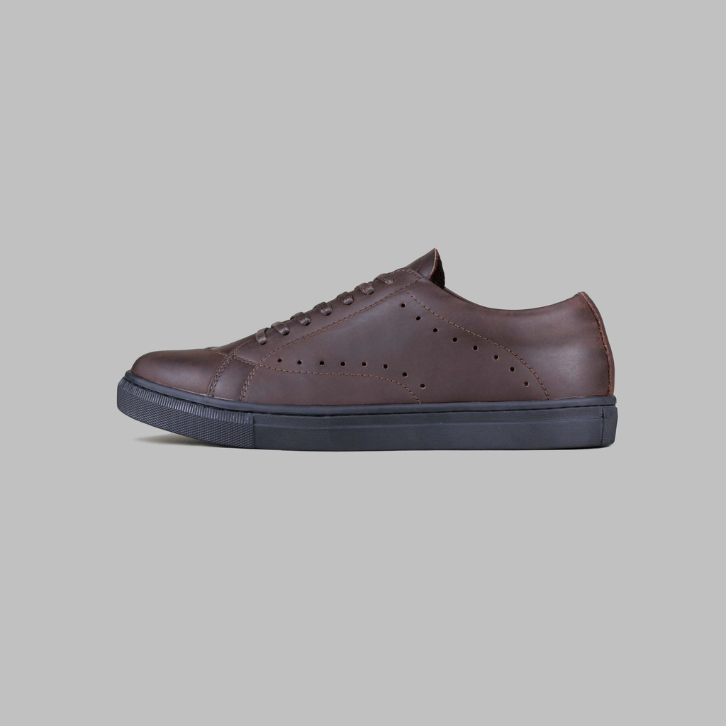 ARTAP - Sepatu Sneakers Kulit Asli - Alordi CH Brown Black Sole