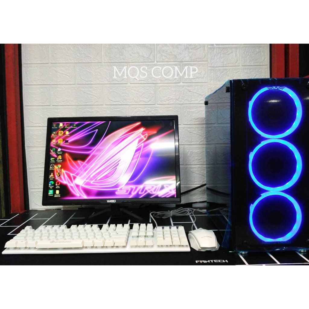 TERMURAH PC GAMING AMD RYZEN 3 3200G FULLSET MONITOR