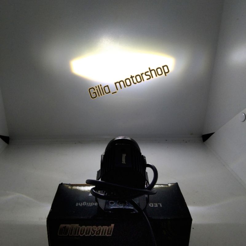 Lampu tembak Laser full besi 1 thousand 2D plus kipas pendingin 24 Watt universal