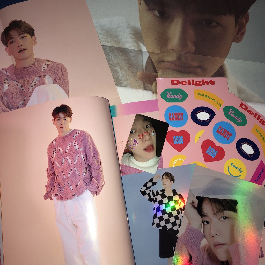 [READY] BAEKHYUN - DELIGHT ALBUM CHEMISTRY VERSION - SHARING - PHOTOCARD
