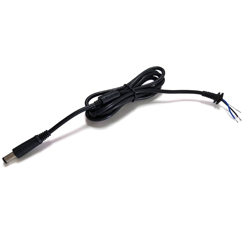 btsg DC Pigtail Cable Cord 7.4 x 5.0mm Male Plug with Center Pin for DELL Laptop