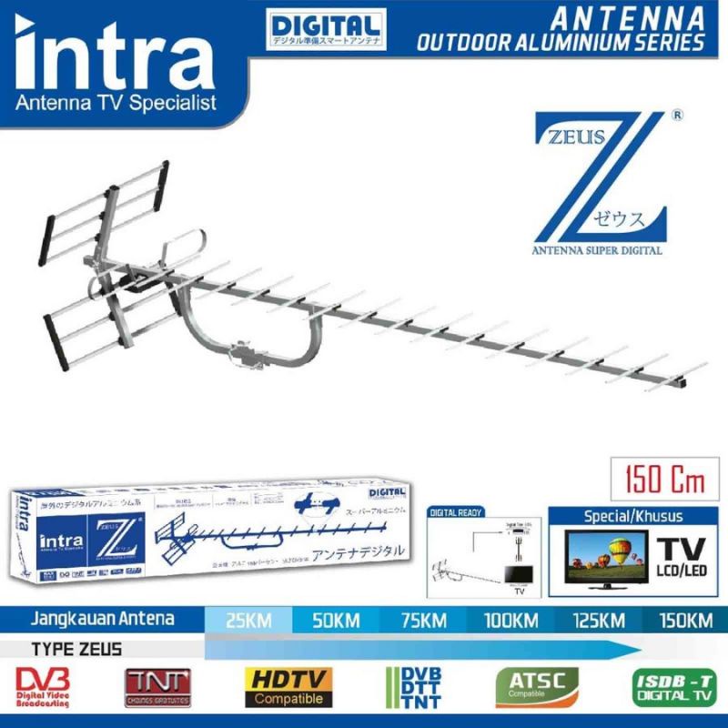 Antena tv digital intra zeus 150cm