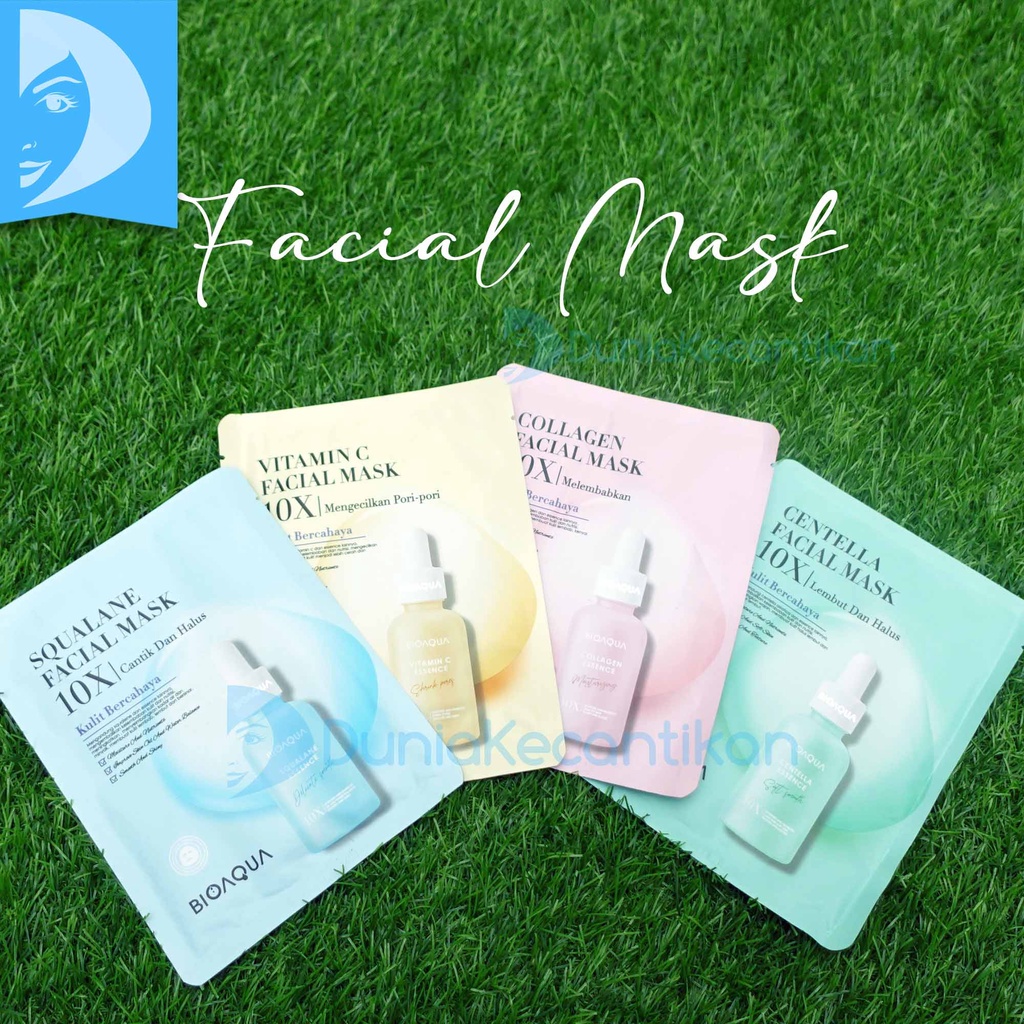 Bioaqua Essence 10X Facial Mask Sheet Mask Bio Aqua Serum Sheetmask