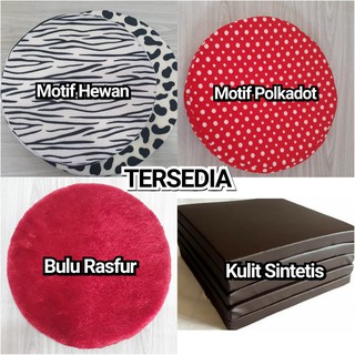  Bantal  Alas Duduk  Tebal 8cm 5cm Bulat  Kotak 50x50cm Busa  