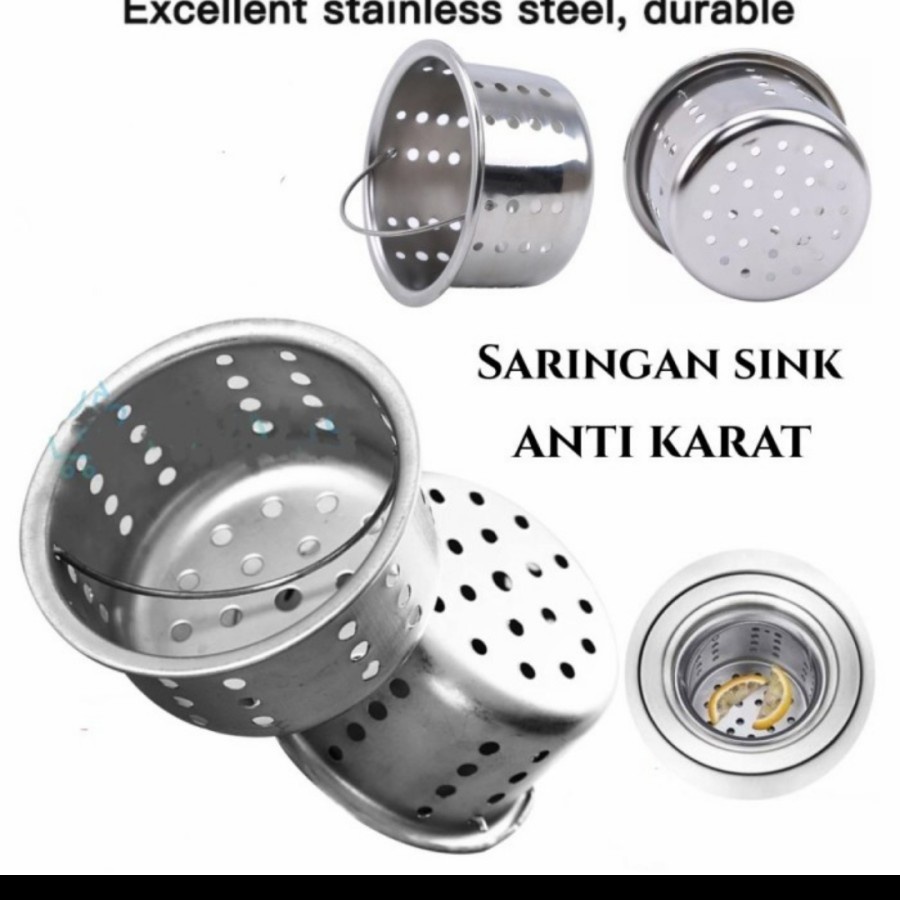 ☀INDOLAND☀ SARINGAN AFUR / SARINGAN SINK STAINLESS / SINK CUCI PIRING / SARINGAN WASTAFEL R628