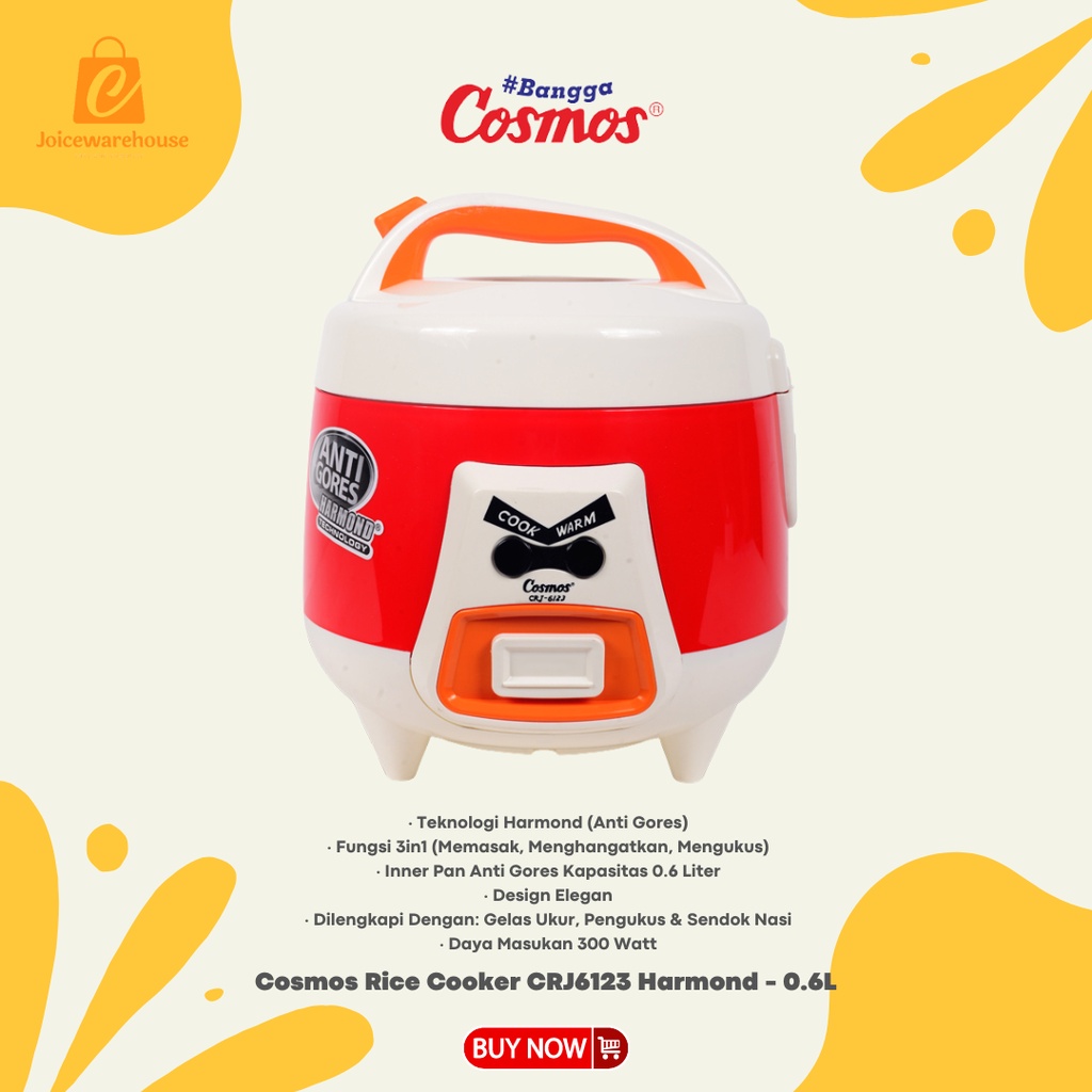 Cosmos Rice Cooker CRJ6123 Harmond - 0.6L