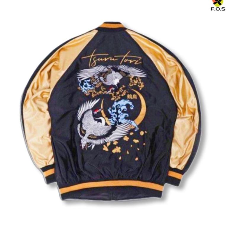 n96✭ ( COD ) Jaket Sukajan Murah / Jaket Sukajan / Jaket Sukajan Jepang / Jaket Tsurutori / Jaket Go