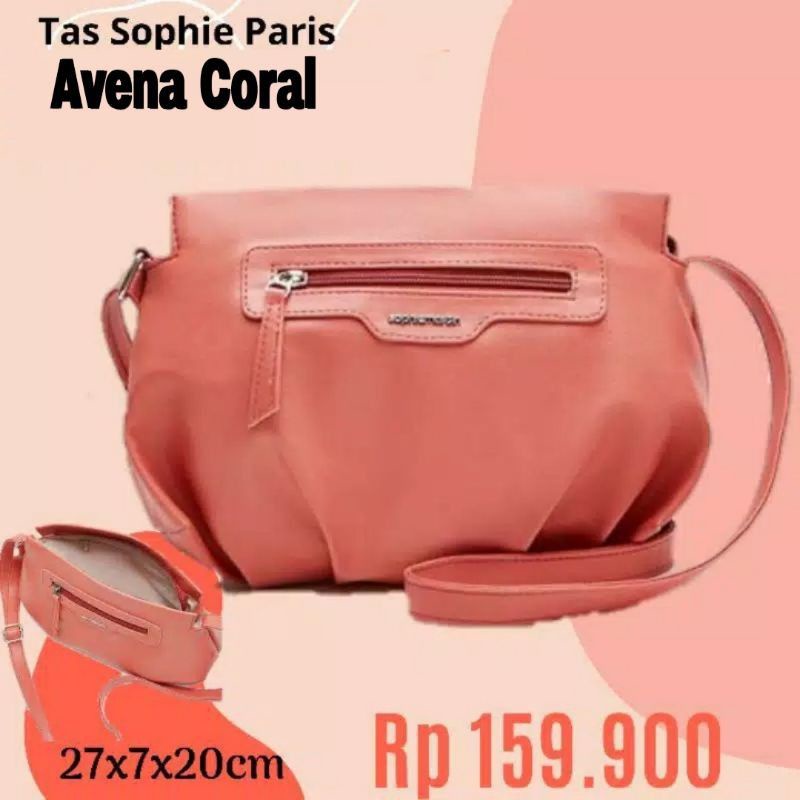 TAS CROVIA NAVY,DOMPET JAELYN & TAS AVENA CORAL SOPHIE PARIS