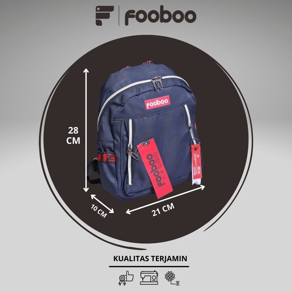 FOOBOO TAS RANSEL BACKPACK WANITA KOREAN STYLE