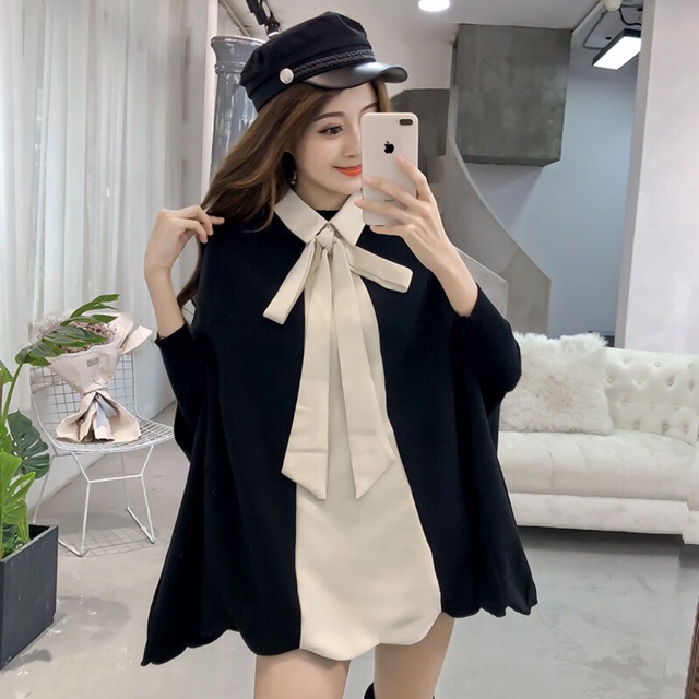 dress model jubah longgar ala korea