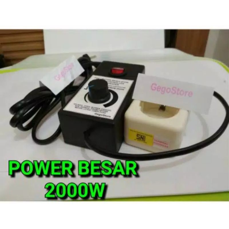 Jual Pengatur kecepatan gerinda mesin dinamo dimmer dimer AC220 2000W