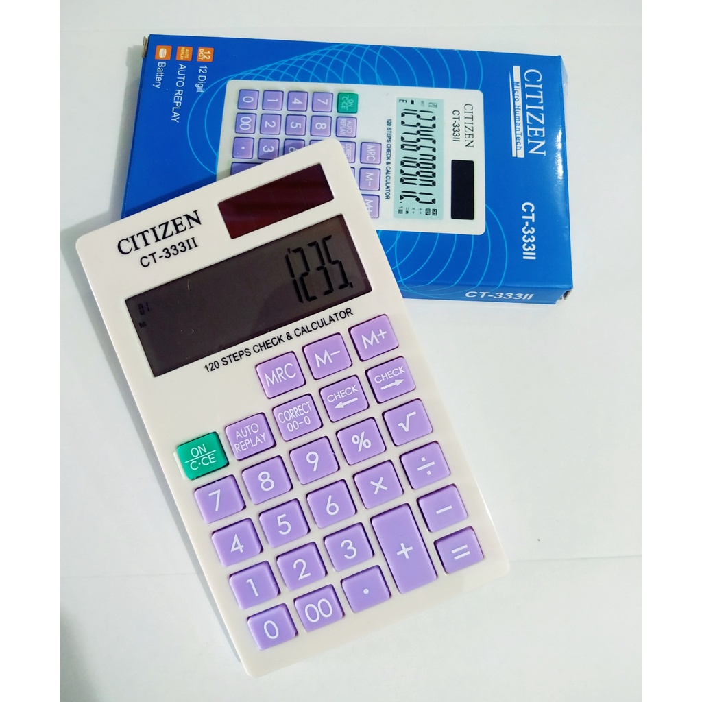 

Kalkulator kecil CT333 / Calculator Mini Pocket 12 Digit CT-333II