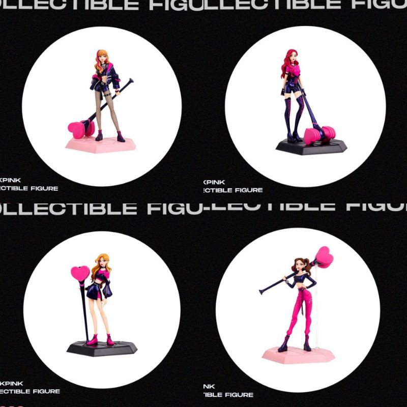 DP PO BLACKPINK COLLECTIBLE FIGURE JENNIE LISA JISOO ROSÉ