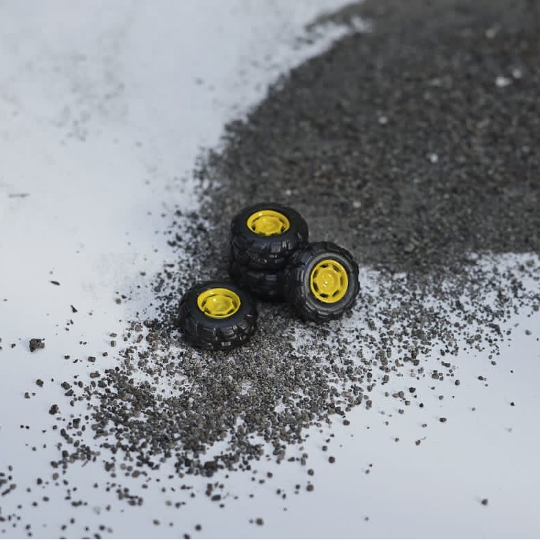 Ban Offroad Karet Diecast 1:64 Kangban OEM Series Yellow FOR hotwheels-matchbox-majorette