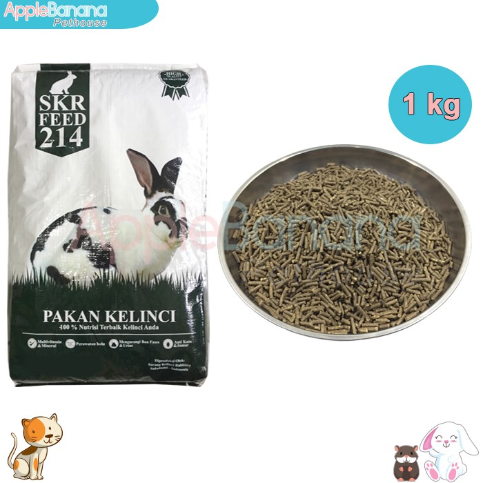 Image of makanan kelinci SKR 214 1kg pelet kelinci skr214 1 kg #4
