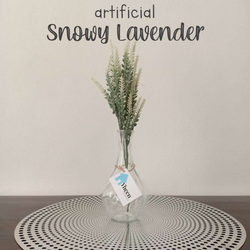 Artificial Snowy Lavender / Artifisial Lavender