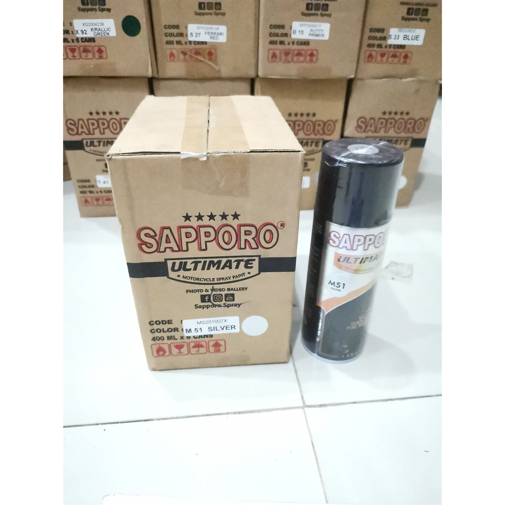 Cat Semprot Sapporo Ultimate M51 Silver