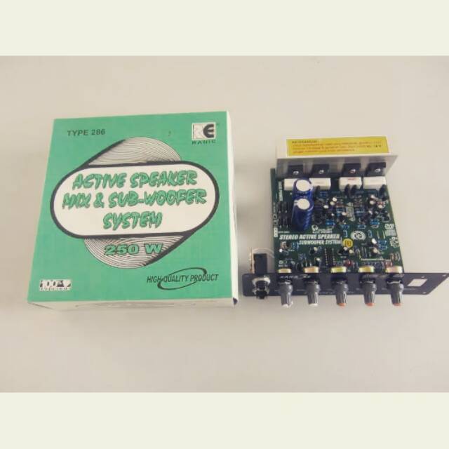 Kit Power Amplifier Speaker Aktip stereo Karaoke 250 Wat