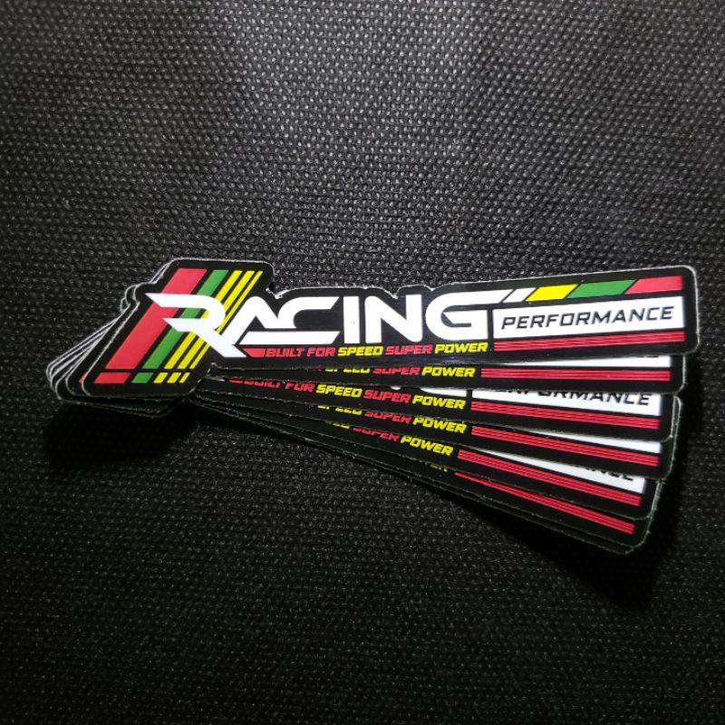 Sticker Stiker RACING Performance VINYL DRAG HEREX JDM MOTOR MOBIL